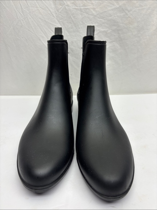 Banana Republic Black Slip-On Chelsea Rain Boots, SZ 10 M, 1(BA) main image 5